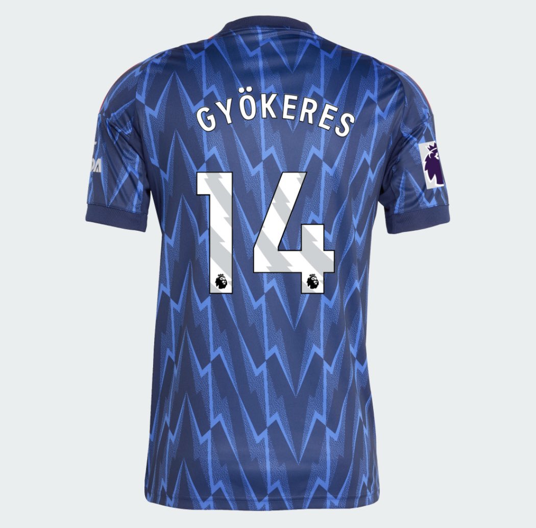 Dobbo0107's tweet image. Viktor Gyökeres, number 14 for The Arsenal 🔥