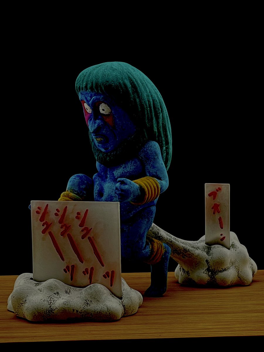TumoriDX's tweet image. WF新作!
ゲゲゲの鬼太郎より、妖怪○○○
こちら展示のみとなります。
画像は明るさを加工したものになっています。
全容は会場にてご覧ください。
原型・塗装 弖鳥タイスケ(株式会社ジュラコ)
#wf2025s
#ゲゲゲの鬼太郎