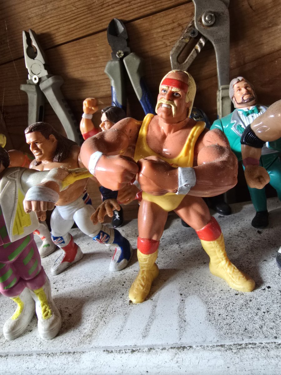 Une partie de ma jeunesse. La WWF. Quand le catch américain était bon enfant. La #Hulkamania cette chanson "Real American". Un charisme incroyable. #RIPHulkHogan