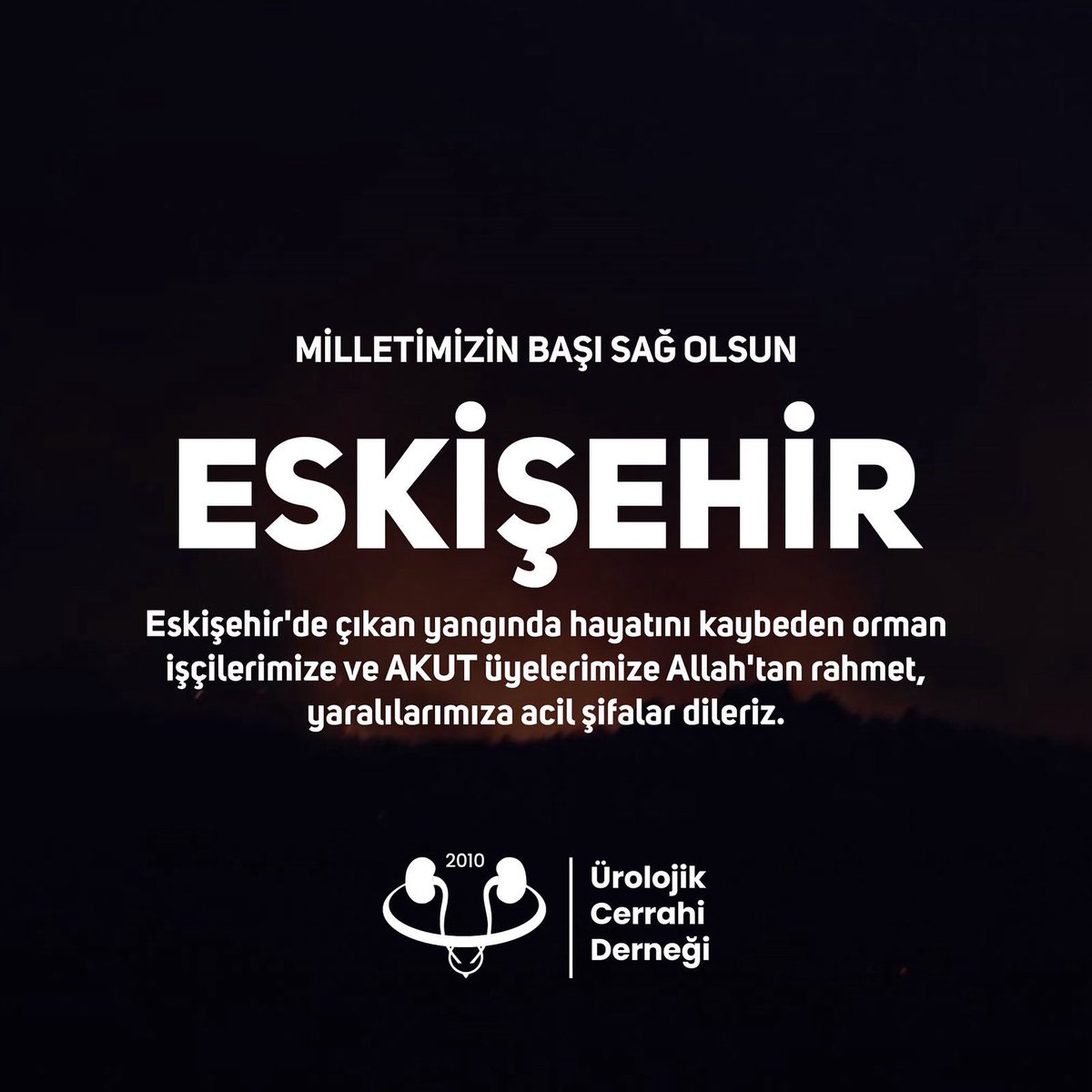 Eskişehir’de çıkan yangında hayatını kaybeden orman isçilerimize ve AKUT üyelerimize Allah’tan rahmet, yaralılarımıza acil şifalar dileriz.