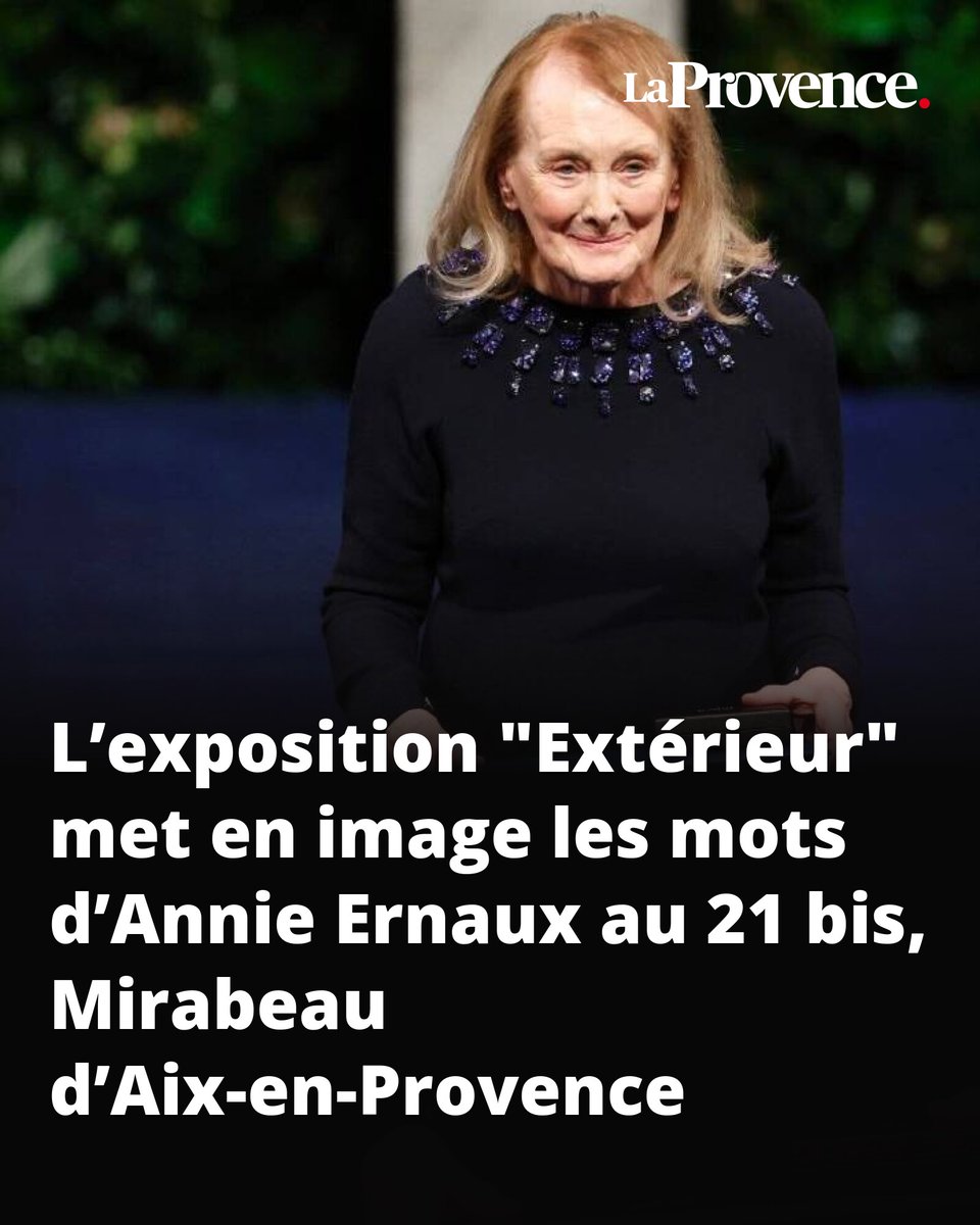 L’exposition "Extérieurs - Annie Ernaux et la photographie" a voulu rendre hommage à l’ouvrage de la prix Nobel de littérature 
👉 l.laprovence.com/hGiL