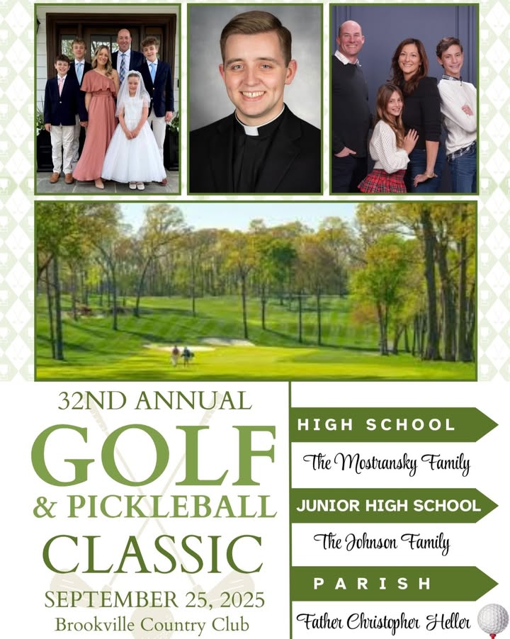 We are two months away from our Annual Golf &amp; Pickleball Classic! join us in honoring these wonderful families on September 25th! Tickets and sponsorships are available now at the link on our website: HS.stdoms.org.