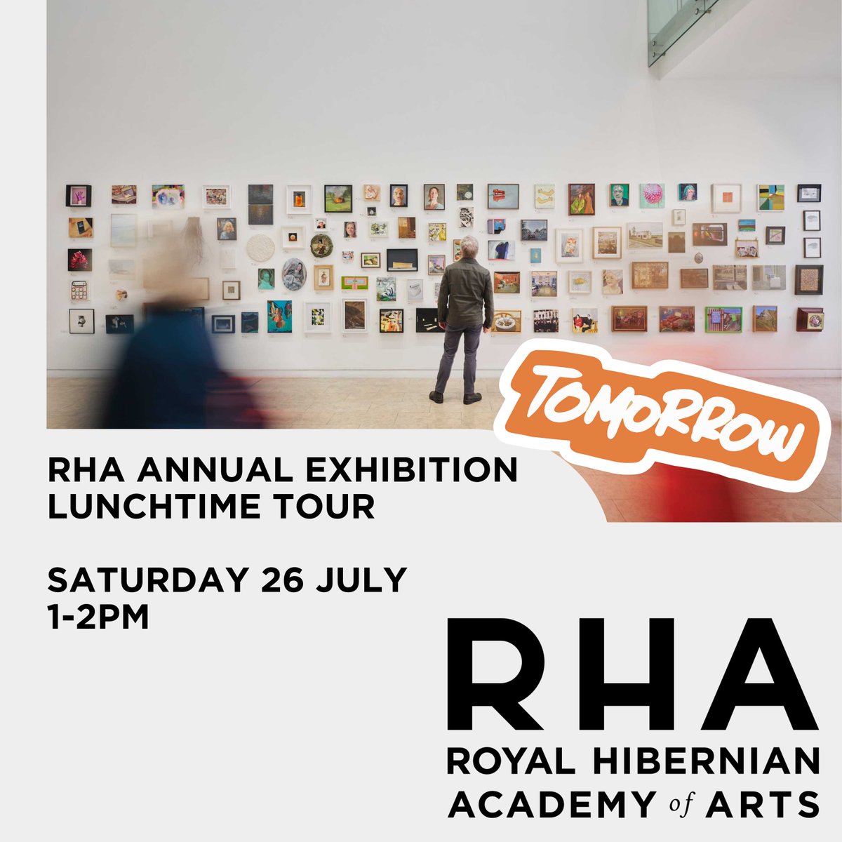 RHAGallery's tweet image. Join us tomorrow for a lunchtime tour at 1pm of the 195th RHA Annual Exhibition in association with McCann FitzGerald.
Ashleigh Downey will take you around some of her preferred works in the exhibition.
Photograph - Ros Kavanagh.
#RHA195 #GoFurther #McCannFitzGerald