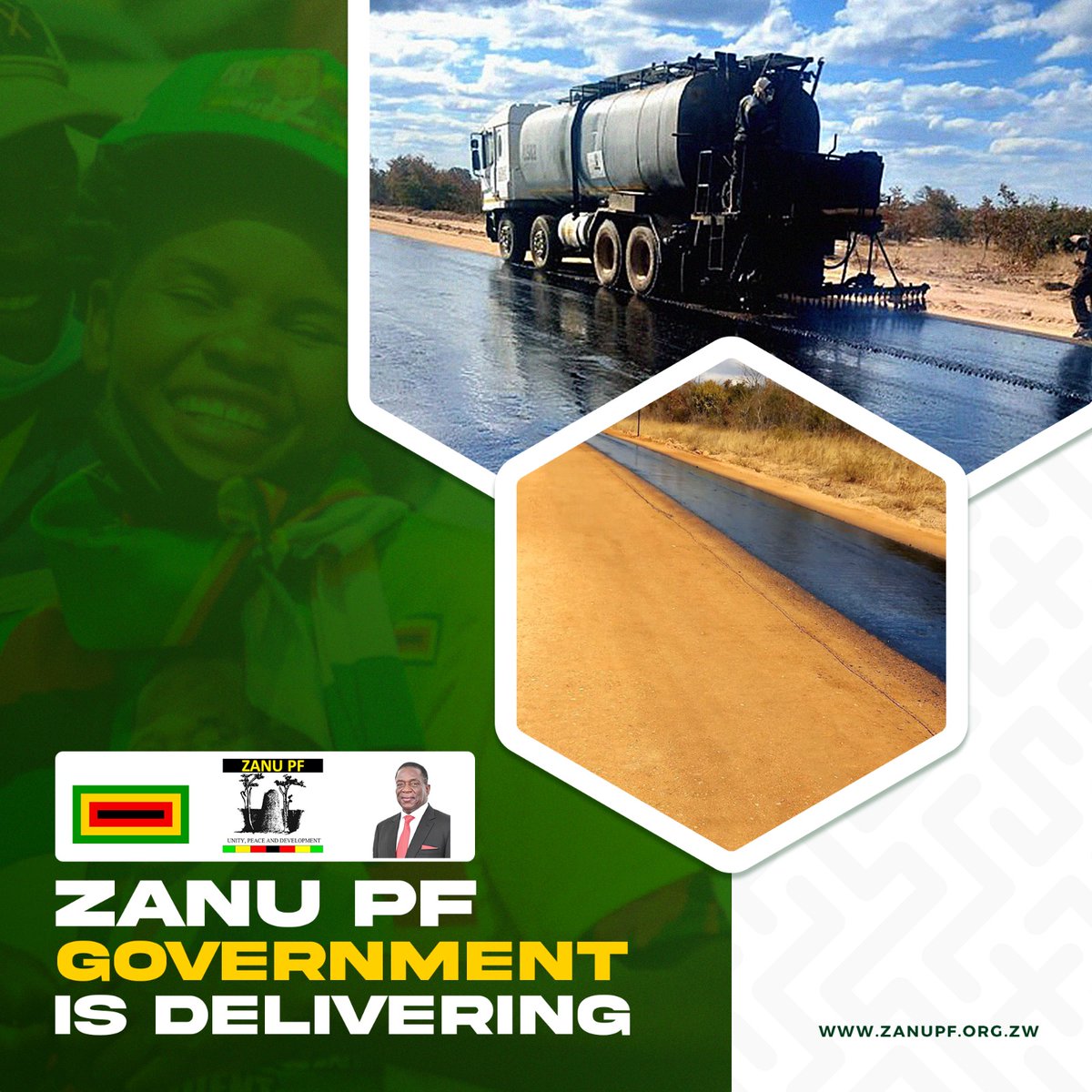 VulindlelaNdab2's tweet image. Progress in motion!
The govt led by @edmnangagwa is delivering on its promises, bringing development and growth to our great nation #DeliveringForZimbabwe @zanupf_patriots @gundwenation @Mug2155 @KMutisi @nickmangwana