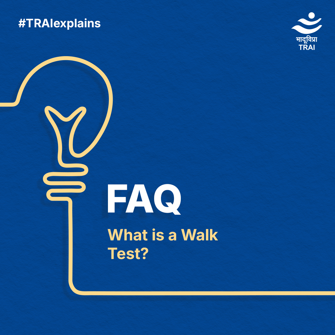 TRAI's tweet image. It’s when TRAI tests mobile network performance on foot – in crowded places like stations, hospitals, or marketplaces – that it captures what users actually experience.
#FAQFriday #KnowYourNetwork #NetworkEverywhere