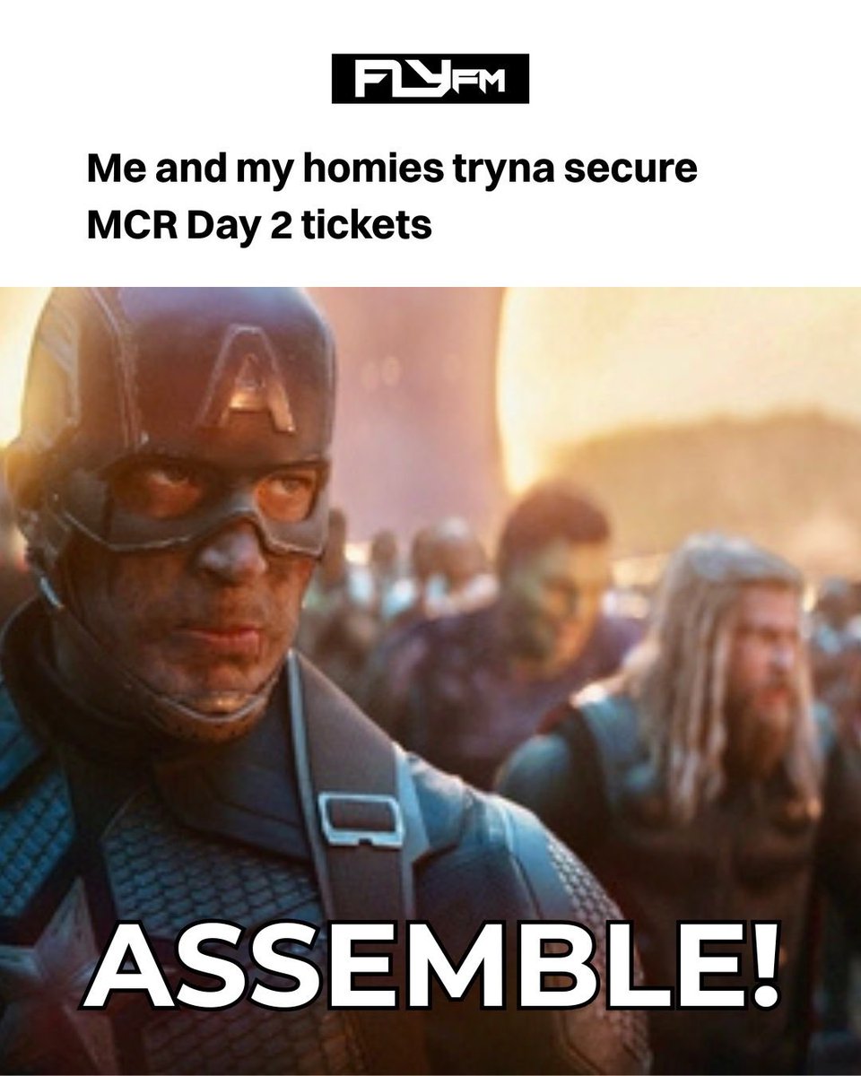 Get ready to battle on the 1st August! 

#mcr #memes