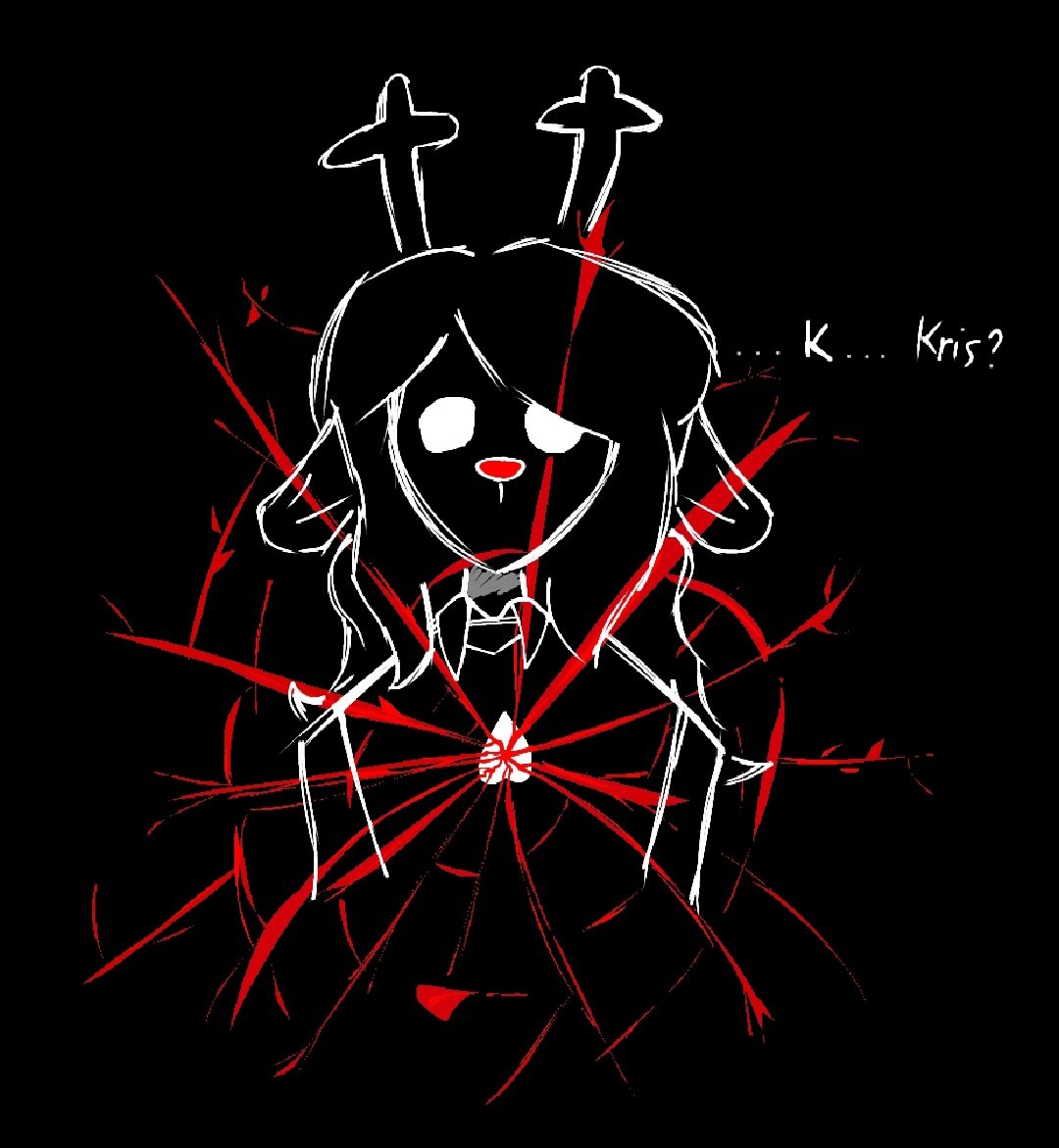 VVaporart's tweet image. #DELTARUNE #deltarunefanart 
Equip
