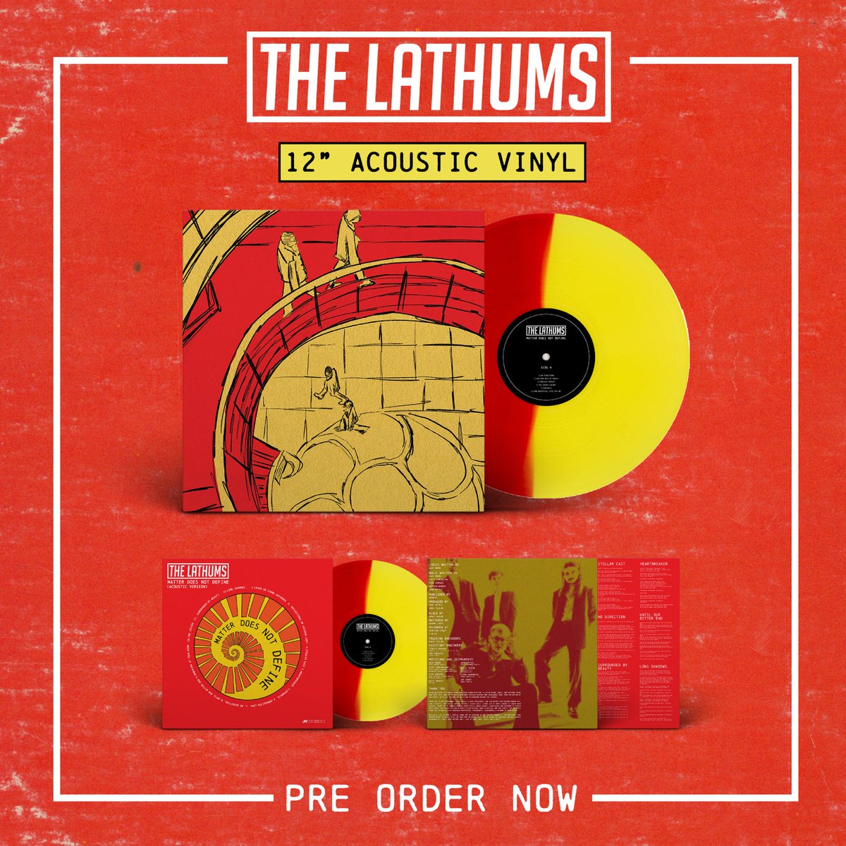 TheLathums's tweet image. Due to phenomenal demand for the limited-run acoustic vinyl, we’ve been able to up the volume — with 100 extra copies now available to pre-order. Everyone who pre-orders is also entered into a draw to win a one-of-a-kind liquid edition. shop.thelathums.com/products/matte… x