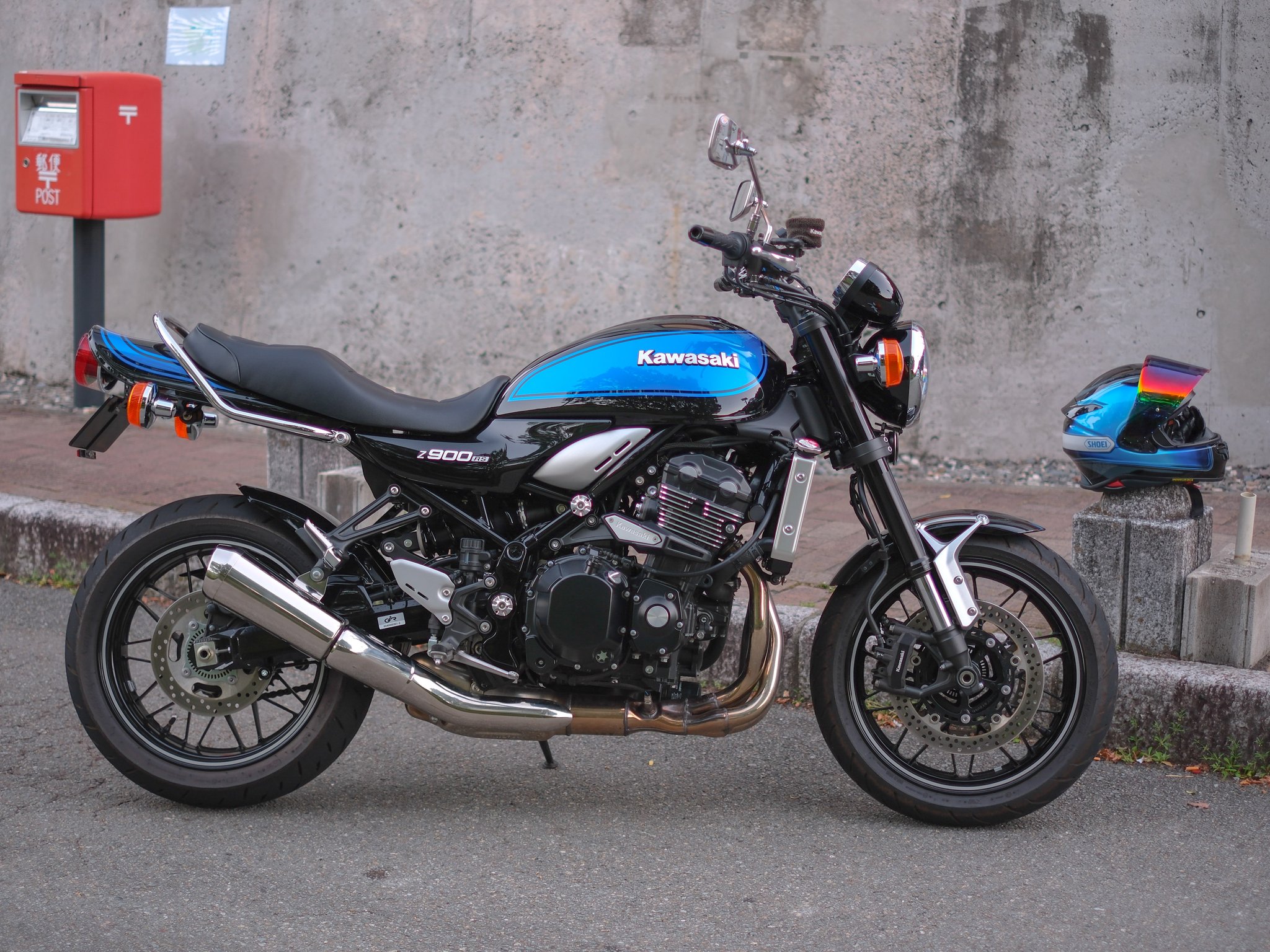 Z900RS ブルーボール　純正テール カワサキ Z900RS/CAFE ロングテールカウル メタリックディアブロ