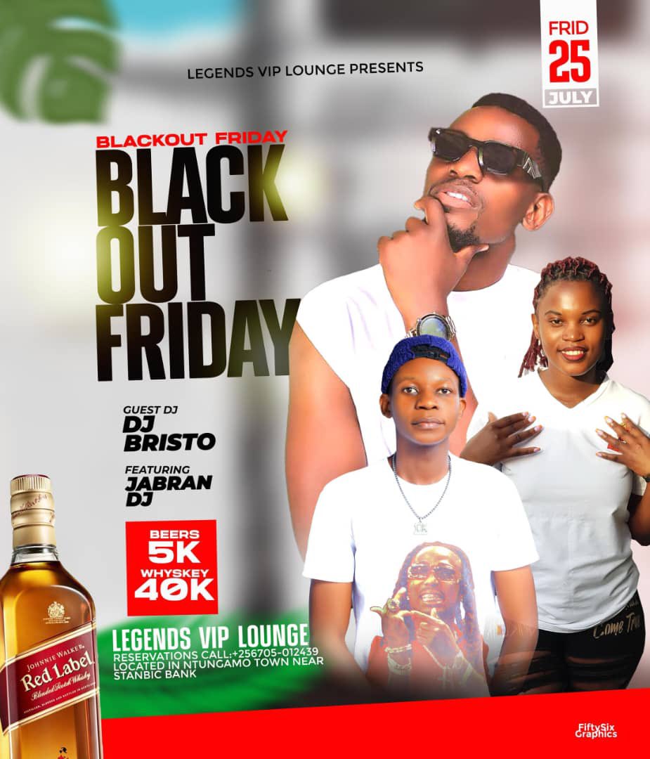 djbristo's tweet image. Ntungamo, Shall We Tonight?
Let’s Black Out @LegendsBar256