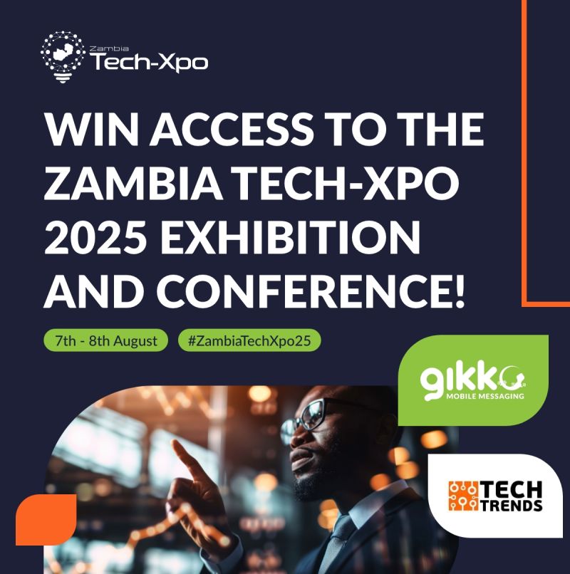 techtrends_zm's tweet image. Techtrends Zambia is proud to announce that our sponsor, Gikko, is giving you the chance to attend the Zambia Tech-Xpo 2025 for free!
Under the theme “AI and Payments: Driving Zambia’s Digital Revolution,” this year’s Tech-Xpo, taking place on 7th and 8th August, promises to be…