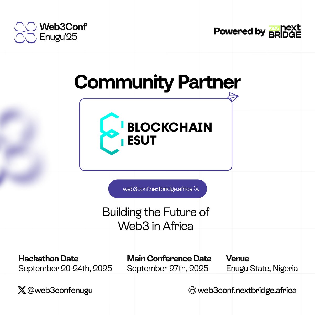 Blockchain ESUT tweet media