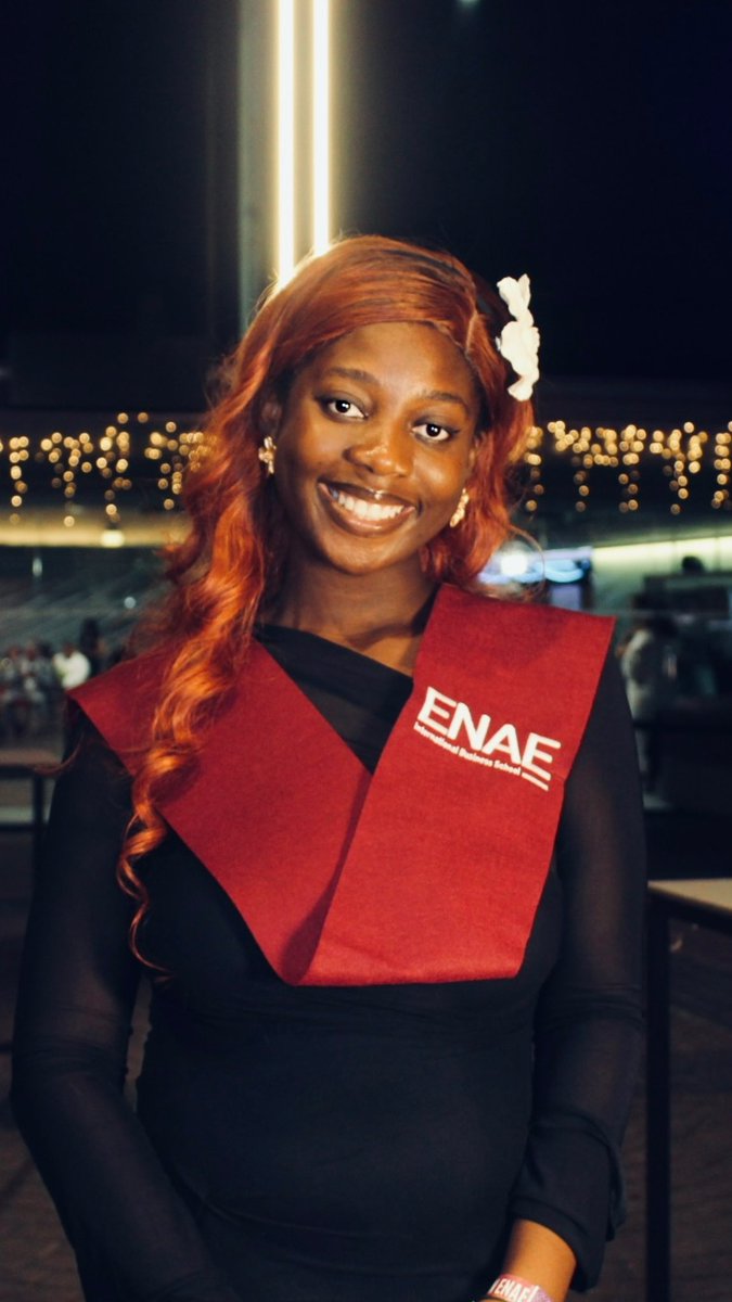 thegemmmm's tweet image. a graduadooo👩🏾‍🎓.

msc international and digital marketing.
best graduating student.
enae international business school.