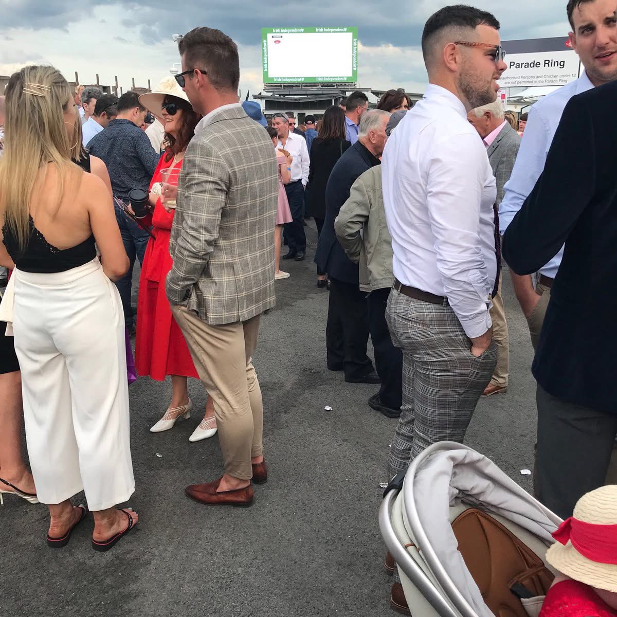 declanvarley's tweet image. Almost @Galway_Races time again. Am reminded of this image. One lost a jacket and found a trousers and vice versa. @galwayad