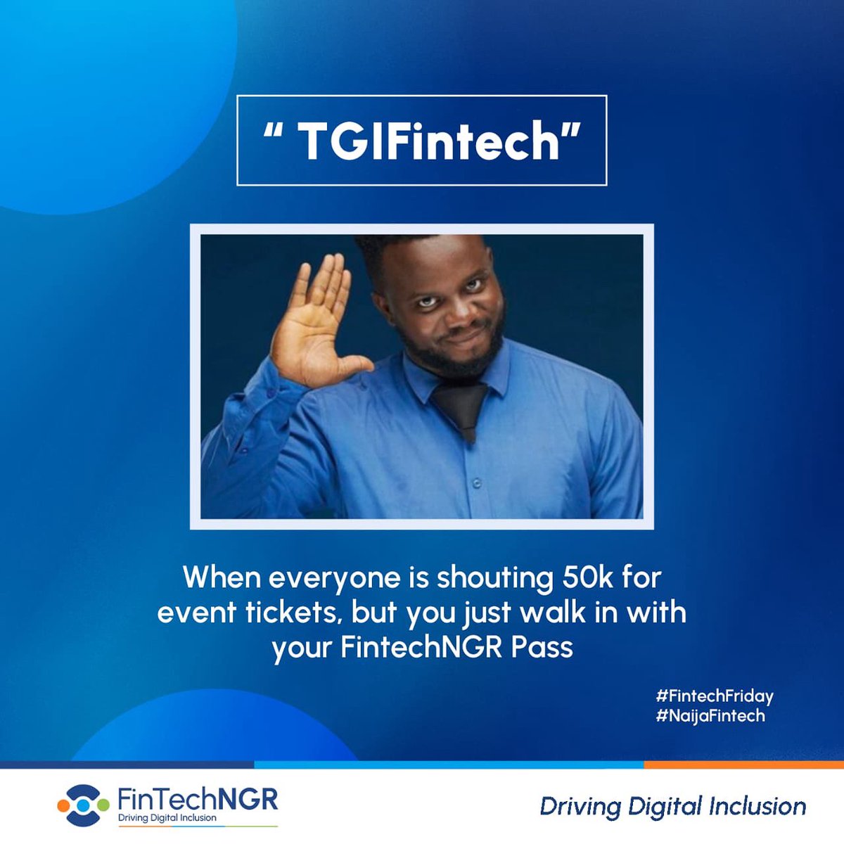 fintechngr's tweet image. Them: “Omo, I no fit!”
You: “Me? I dey enter free 😎”

That’s the power of community.
With FintechNGR, you don’t just build — you belong.

Free /Discounted/Priority passes to conferences &amp;amp; Fintech events.
Because connections shouldn’t cost a fortune.

#FintechFriday #FintechNGR