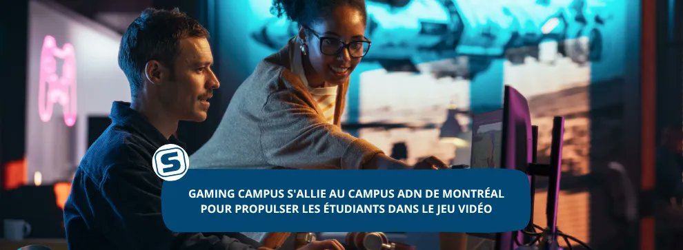 studyrama's tweet image. .@GamingCampus accélère son ouverture à l’#international et s’allie avec @CampusADN de Montréal pour former les #étudiants dans le #jeuvidéo

Pour plus d’infos : bit.ly/4nWfX9w