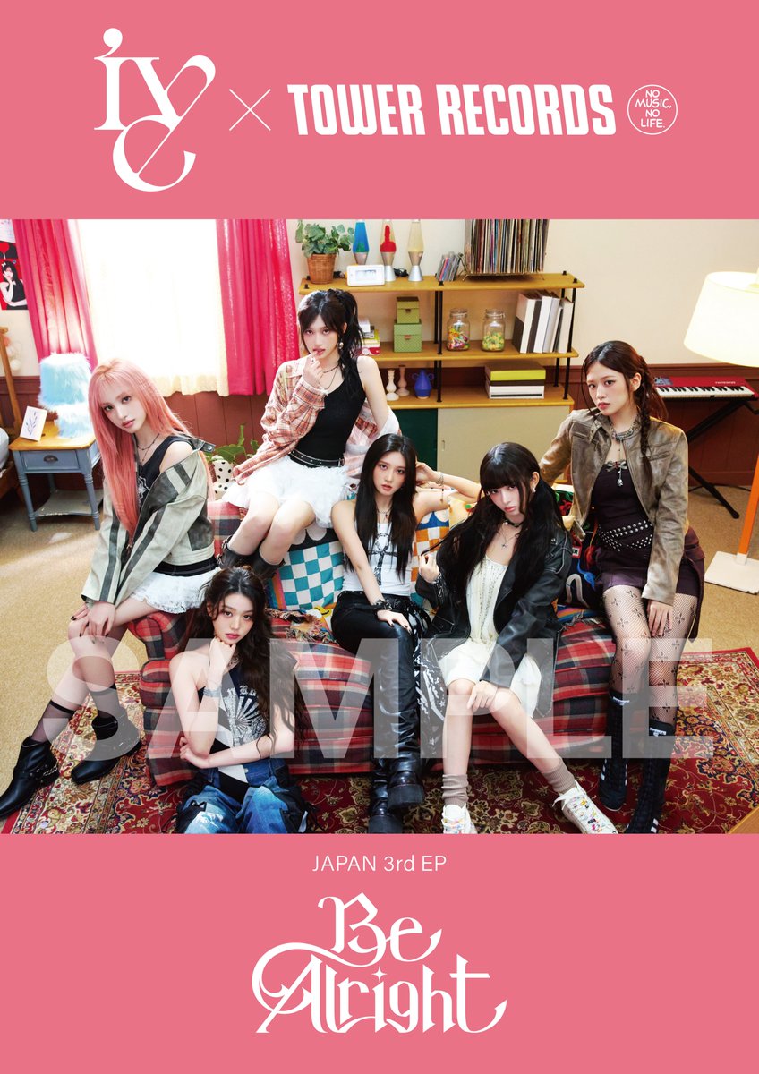 TOWER_KPop's tweet image. IVE JAPAN 3rd EP『Be Alright』発売を記念して
タワレコではスペシャル企画を開催します✨
ラキドロやパネル展、
コラボポスター展示&プレゼント、
さらにソロポスター展示など盛りだくさん❣️
#DIVE の皆様はコチラから👇
blog.livedoor.jp/towerrecords_k…
#IVE #アイヴ #아이브
#IVE_BeAlright