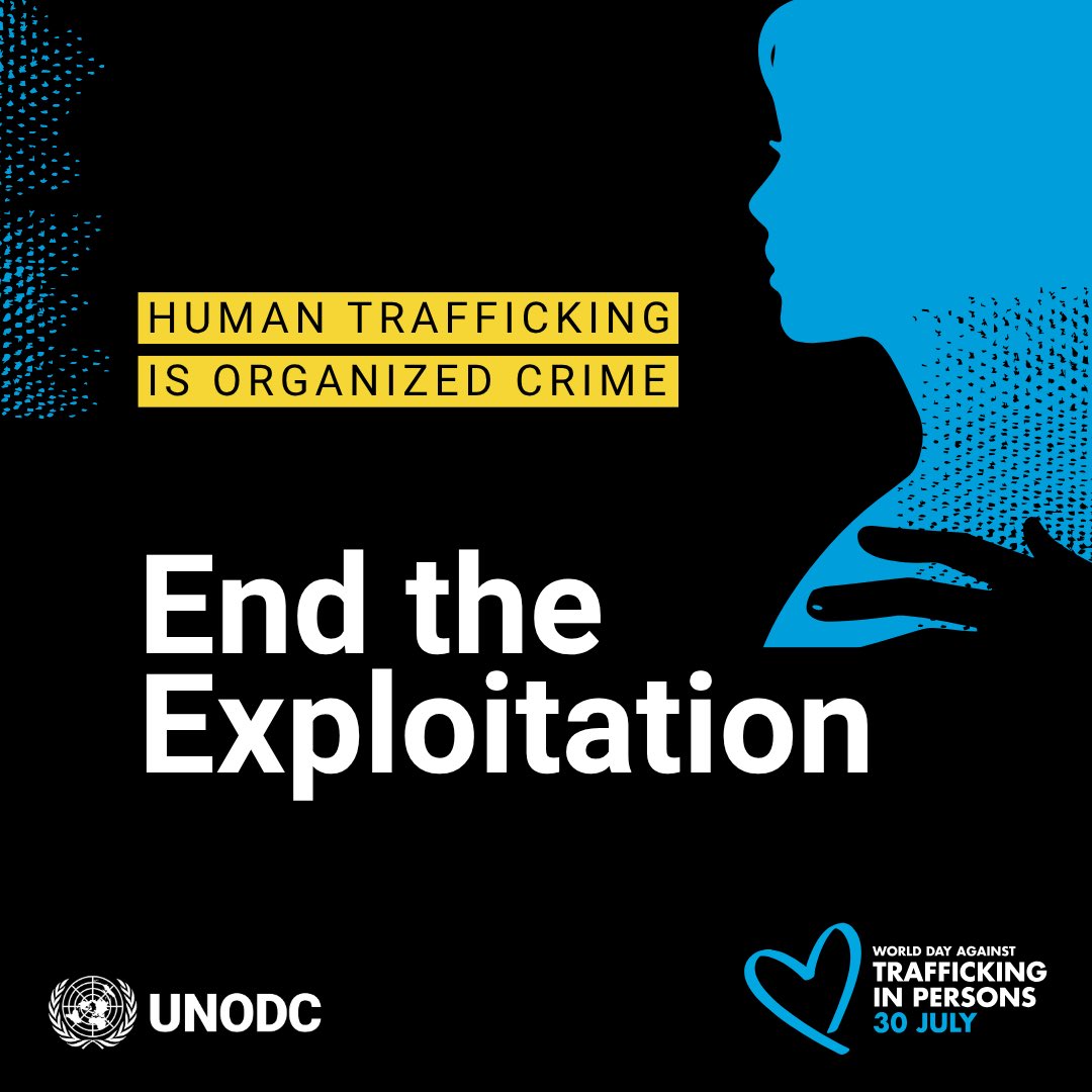 UNODC_ROSA's tweet image. Many victims stay silent due to trauma and fear of retaliation.
We must create safe reporting channels and remove barriers so survivors can seek help without fear.
We also need laws that protect survivors and justice systems that support and believe them.
#EndHumanTrafficking