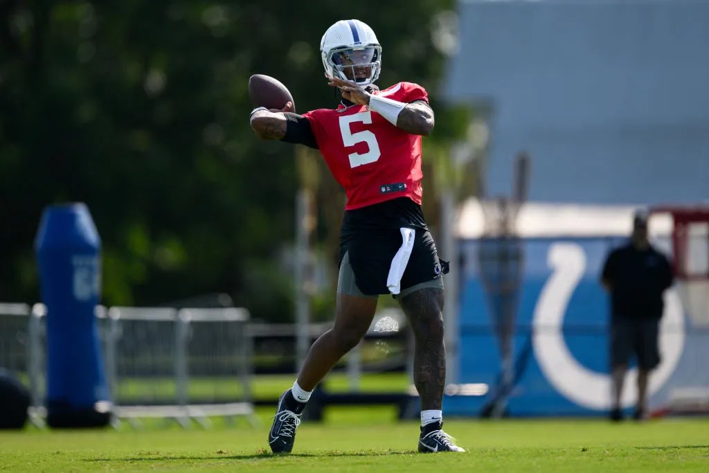 SleeperColts's tweet image. Manifesting a BIG day for Anthony Richardson at camp today.
