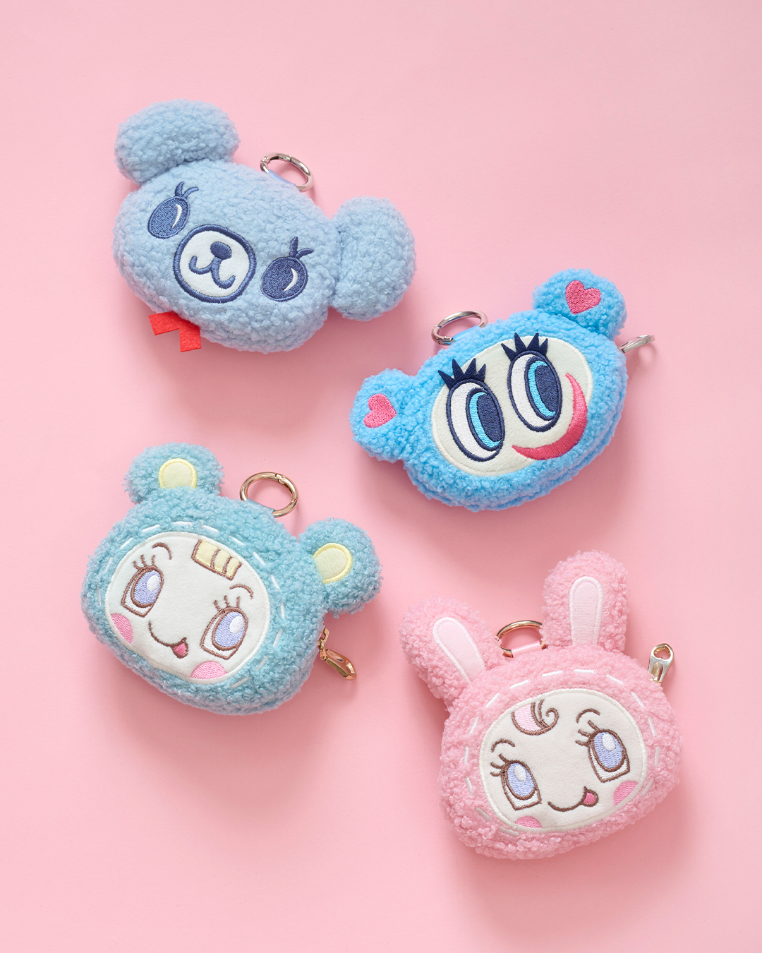 ブルーベリエちゃん　ミニポーチ　ぬいぐるみちナームセット Berrie's Strawberry House POP UP SHOP【公式】｜ベリエちゃん
