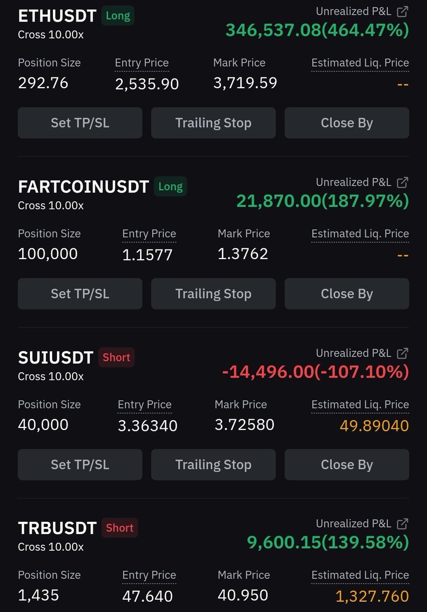 drbitcoiner's tweet photo. ماشاءالله 

بعض المراكز الحالية لمحفظتي الخاصة

الحمدلله كان الرهان على الايثيريوم في محله رغم مخاوف البعض منه في الشهور الماضيه

#عملات_رقمية #ETH https://t.co/mA7iGFqmJD