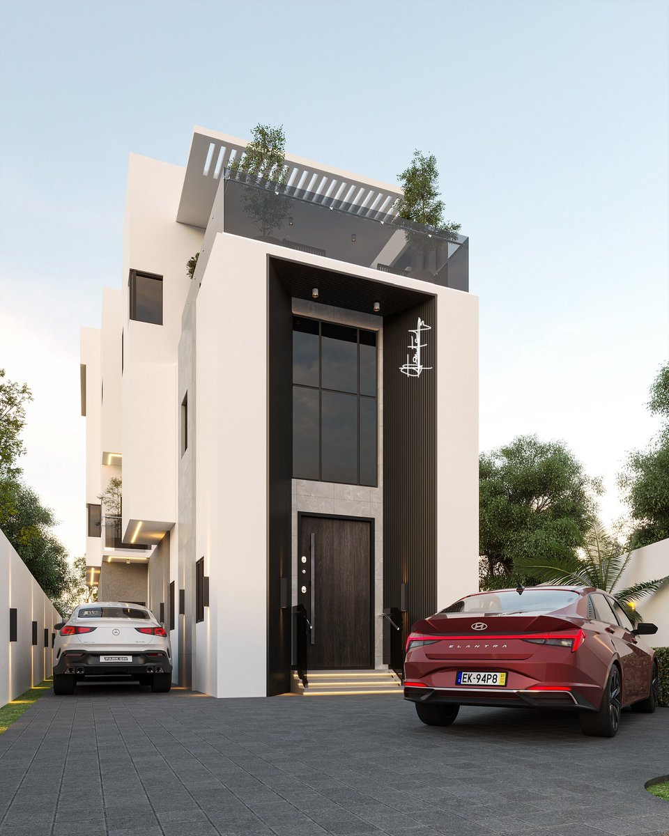 temitoayoo's tweet image. My first eight bedroom duplex visualization.