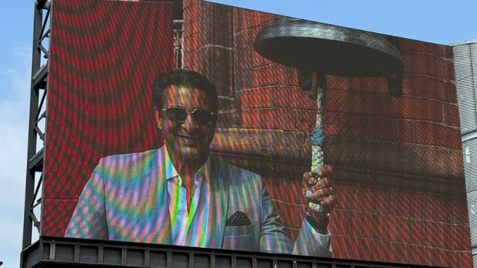 testcap269's tweet image. Wasim Akram ringing the five minute bell at Emirates Old Trafford during the ENG vs IND Test  symbolic but bound to trigger a few. 

Where’s Jay Shah now? #ENGvIND