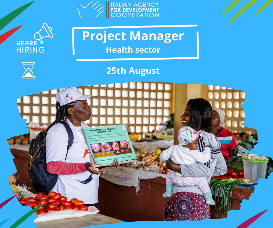 We’re hiring!

🩺 Join our 𝐇𝐞𝐚𝐥𝐭𝐡 𝐒𝐞𝐜𝐭𝐨𝐫 Team as Project Manager for the project “Strengthening the system of health training institutions and supporting the development of telemedicine”. 

📌 Learn more and apply here: maputo.aics.gov.it/home-ita/oppor…