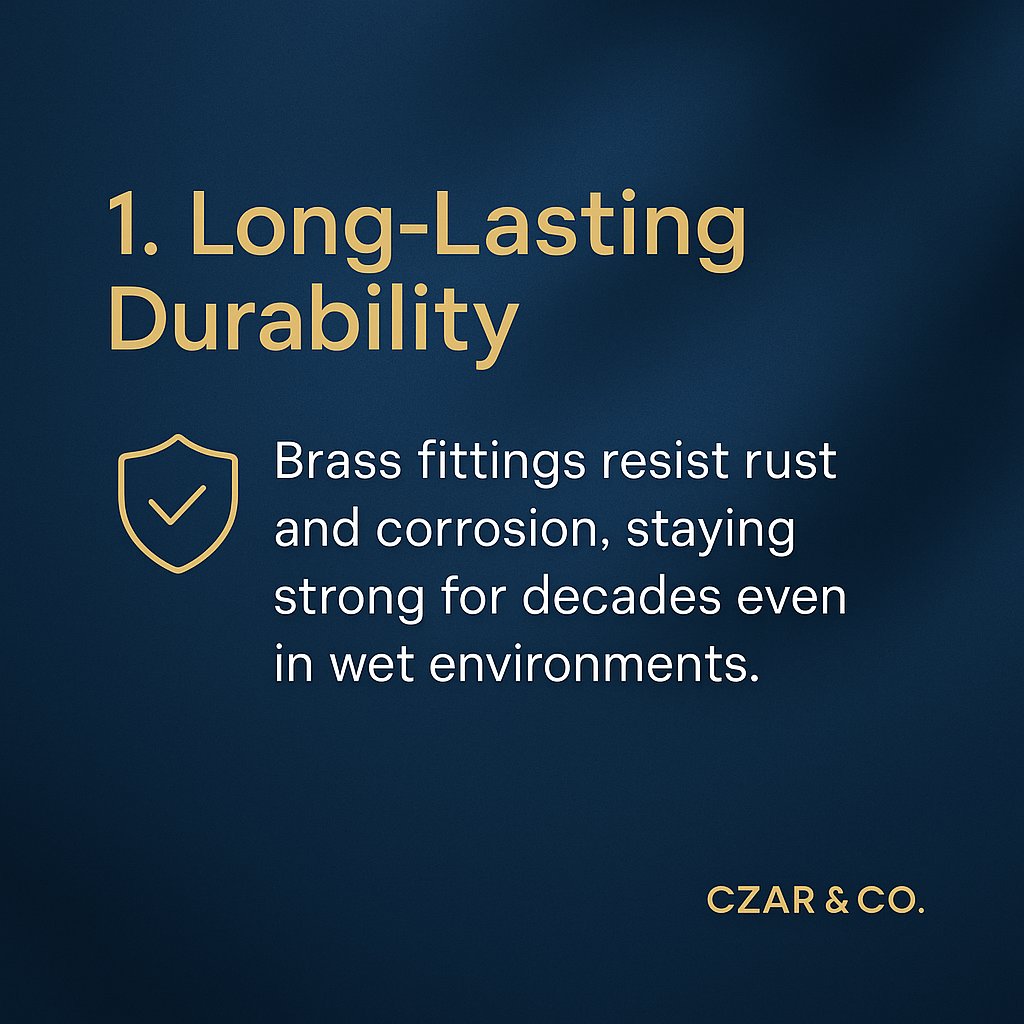 CZARBATHFITTING's tweet photo. Brass isn’t just better — it’s smarter.

That’s why every smart home starts with brass.
And every smart choice starts with Czar
If you’re smart, you choose Czar
💧Explore the collection at https://t.co/z5H3iU8g0L
#czarfitting #bath #bathroomdesign #knowledgeispower #MadeInIndia https://t.co/9T2I8aWxtA