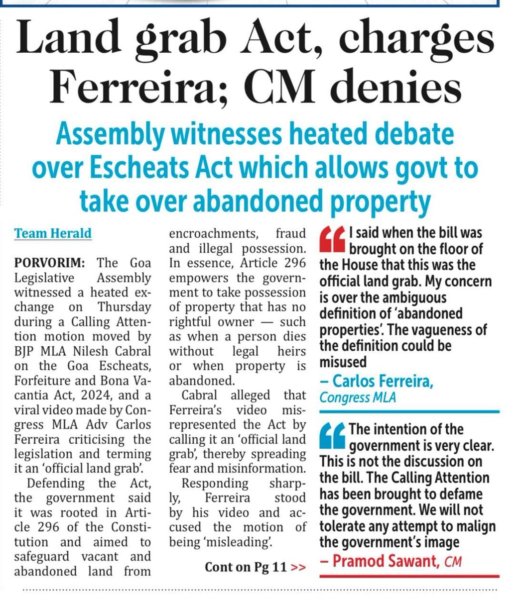 NetaFlixIndia's tweet image. Under CM Sawant, 4.5 crore sqm of forest land didn’t vanish, it was handed over. Forests aren’t abandoned; they were stolen using legal loopholes. This is organized loot, not governance.
@DrPramodPSawant