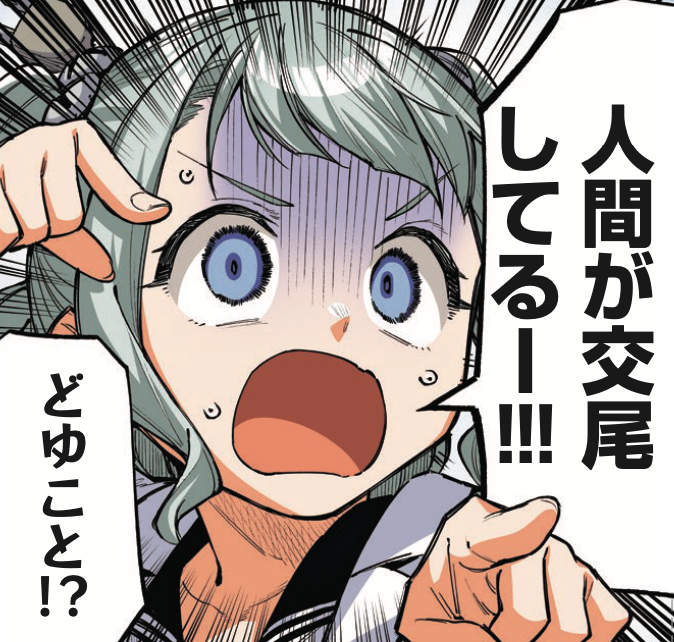 人間交尾のフルカラー版だっ！！！！