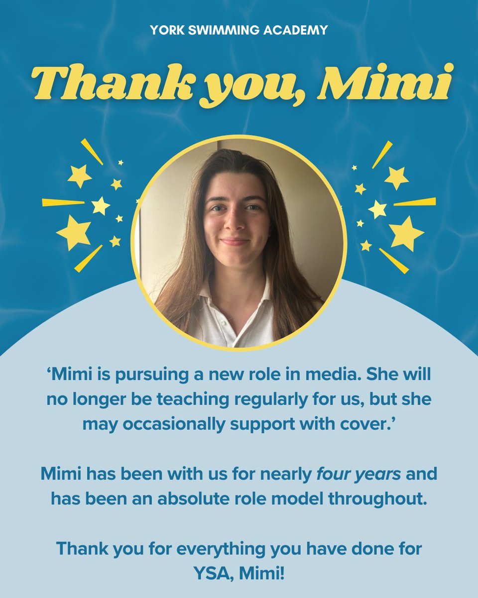 Thank you Mimi!
Mimi will be stepping down from her role with us at YSA
After 4 years, Mimi has left a huge impact on so many students at YSA, as well as our staff. She has been an incredible role model for so many, and we wish her the best of luck in her endeavours.