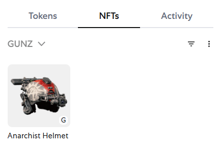 Torreador8855's tweet photo. Just bought #PlayOffTheGrid's Anarchist Helmet #NFT off #OpenSea. Got it in my MetaMask. 

Loving Web3 gaming! 

@PlayOffTheGrid @GunzillaGames @GUNbyGUNZ
#OffTheGrid #GamingOnAvax #AAAGames #BlockchainGames #NFTs https://t.co/IhTqyd4Q0M