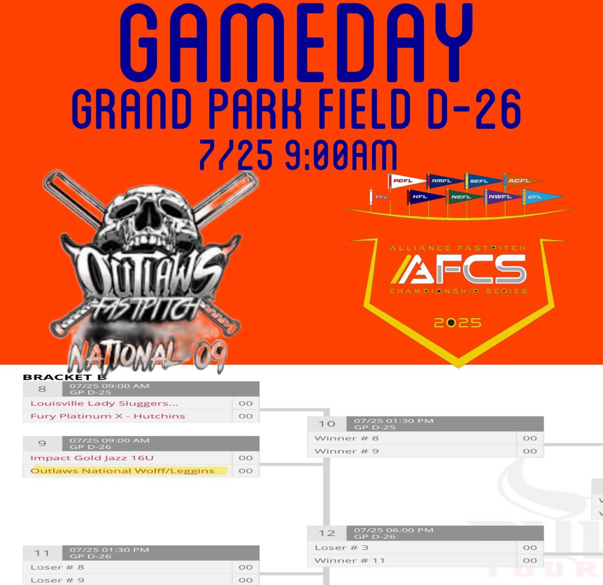 Tier 1 -Elite 8 -16u first game 9am! <a href="/Outlaws09Nat/">Ohio Outlaws 09 National Leggins</a> <a href="/thealliancefp/">The Alliance Fastpitch</a> <a href="/LineDsoftball/">Line Drive Media</a> <a href="/los_stuff/">Carlos Arias</a>