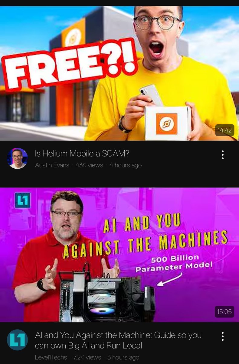IanCutress's tweet image. Seriously, whoever is A/B testing in my app these compressed versions has to stop. They're less enticing, text doesn't work. Jpeg compression this bad on a platform hosting 20 billion videos just seems wrong. Get full res in desktop browser, mobile is 💩 cc @YouTubeInsider ICYMI