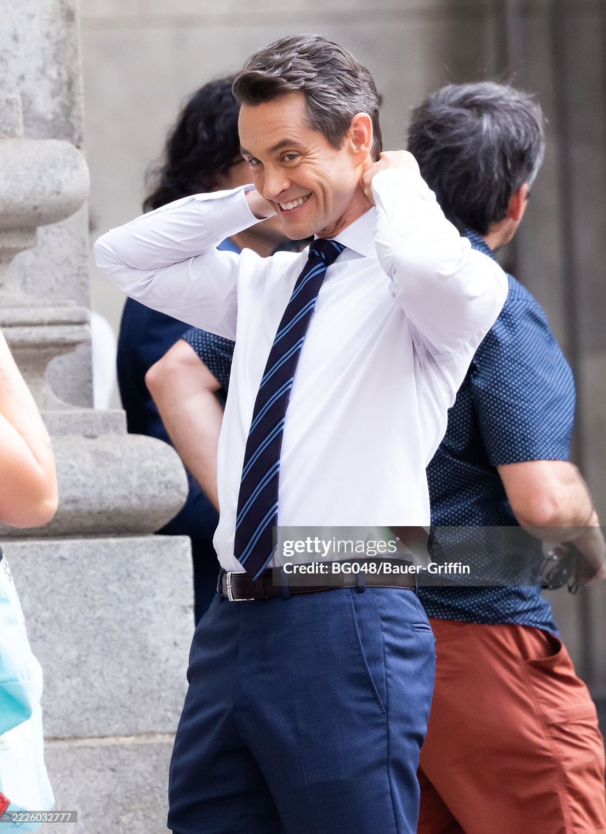 HughDancyNet's tweet image. Hugh Dancy is seen on the set of 'Law and Order' on July 24. #hughdancy
