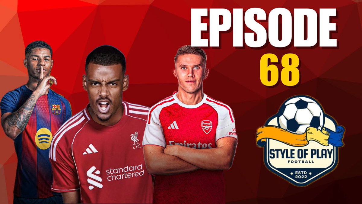 TheStyleOfPlay's tweet image. 🚨 Style of Play Ep. 68! 🔥 We dive into Gyokeres’ £63m Arsenal move, Isak’s Newcastle exit request with Liverpool circling, Everton’s Bramley-Moore era, &amp;amp; Rashford’s Barcelona loan! 🎙️ Tune in! 

🖇️ - youtube.com/live/4N3GNGK1n…

#PremierLeague #TransferNews #FootballPodcast