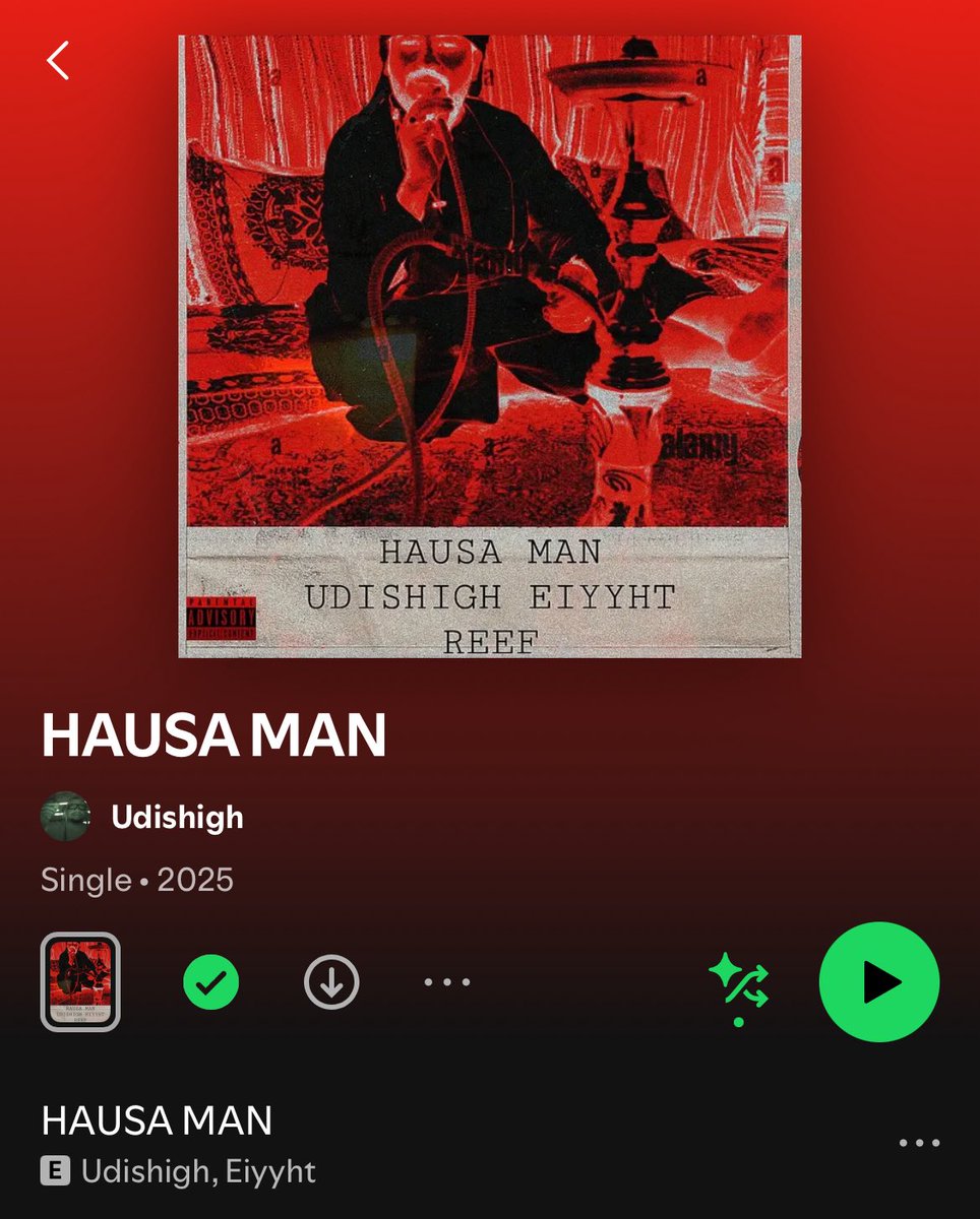 Teanubu's tweet image. 👤Udishigh

💿Hausa Man

🚨Out Now