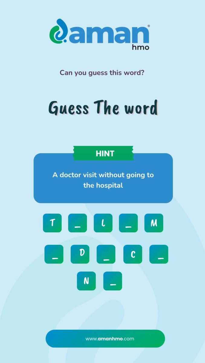 Guess the word.