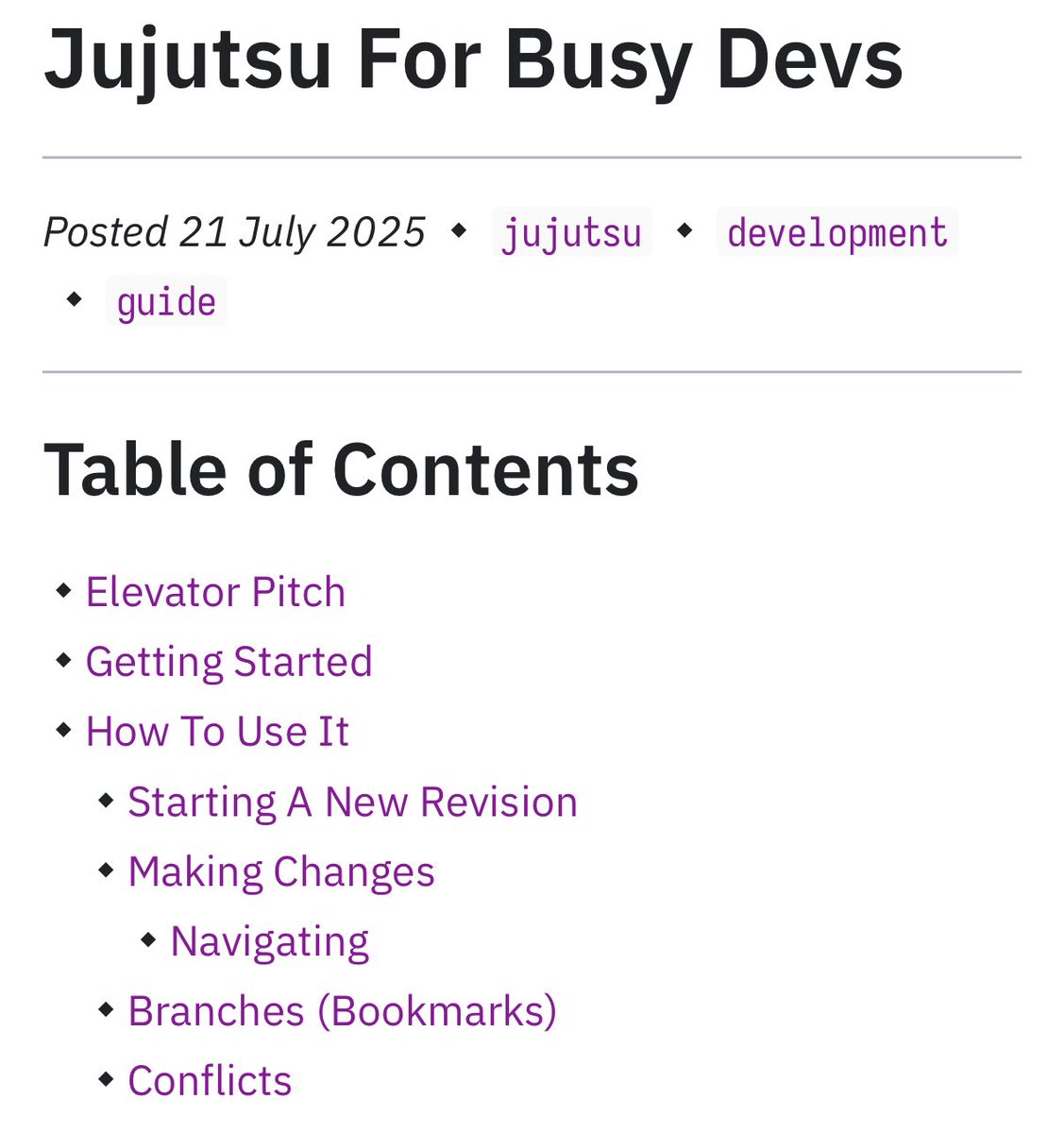 I’ve been using jujutsu for the last 7 months after giving it a try last year, I had planned to write up a quick intro but just saw this nice article from Maddie 

worth a read if you want to give jj a try