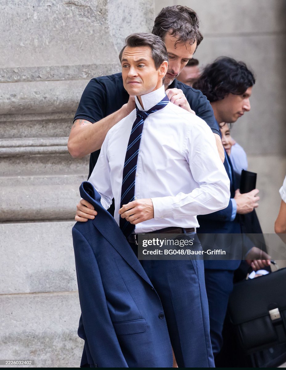 HughDancyNet's tweet image. Hugh Dancy is seen on the set of 'Law and Order' on July 24. #hughdancy