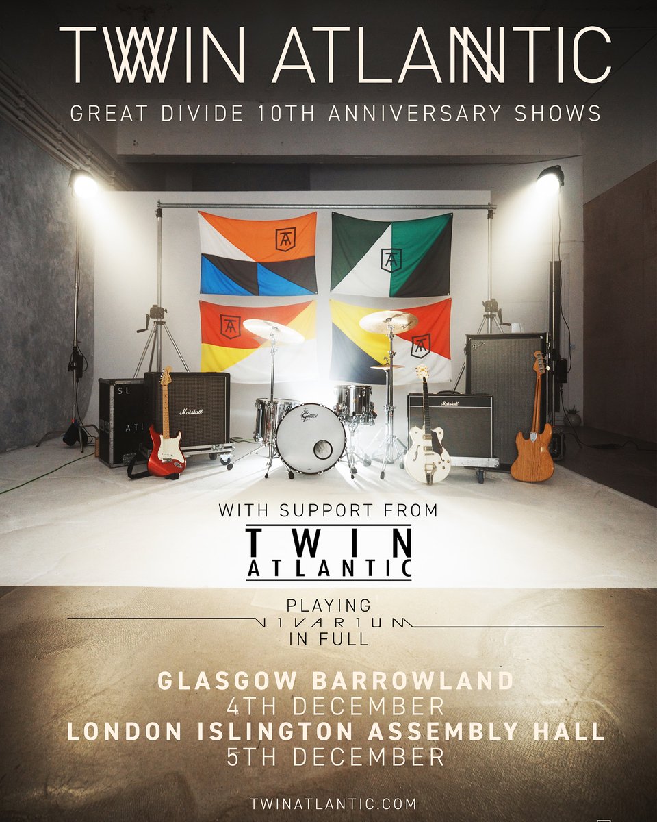 What's On Glasgow (@whatsonglasgow) on Twitter photo To celebrate Great Divide's 10th birthday @TwinAtlantic have announced a special homecoming show at <a href="/TheBarrowlands/">Barrowland Ballroom</a> on Thursday 4th December!
ππΆπ»π± πΌππ πΊπΌπΏπ²: tinyurl.com/58ewdwyy To celebrate Great Divide's 10th birthday @TwinAtlantic have announced a special homecoming show at <a href="/TheBarrowlands/">Barrowland Ballroom</a> on Thursday 4th December!
ππΆπ»π± πΌππ πΊπΌπΏπ²: tinyurl.com/58ewdwyy