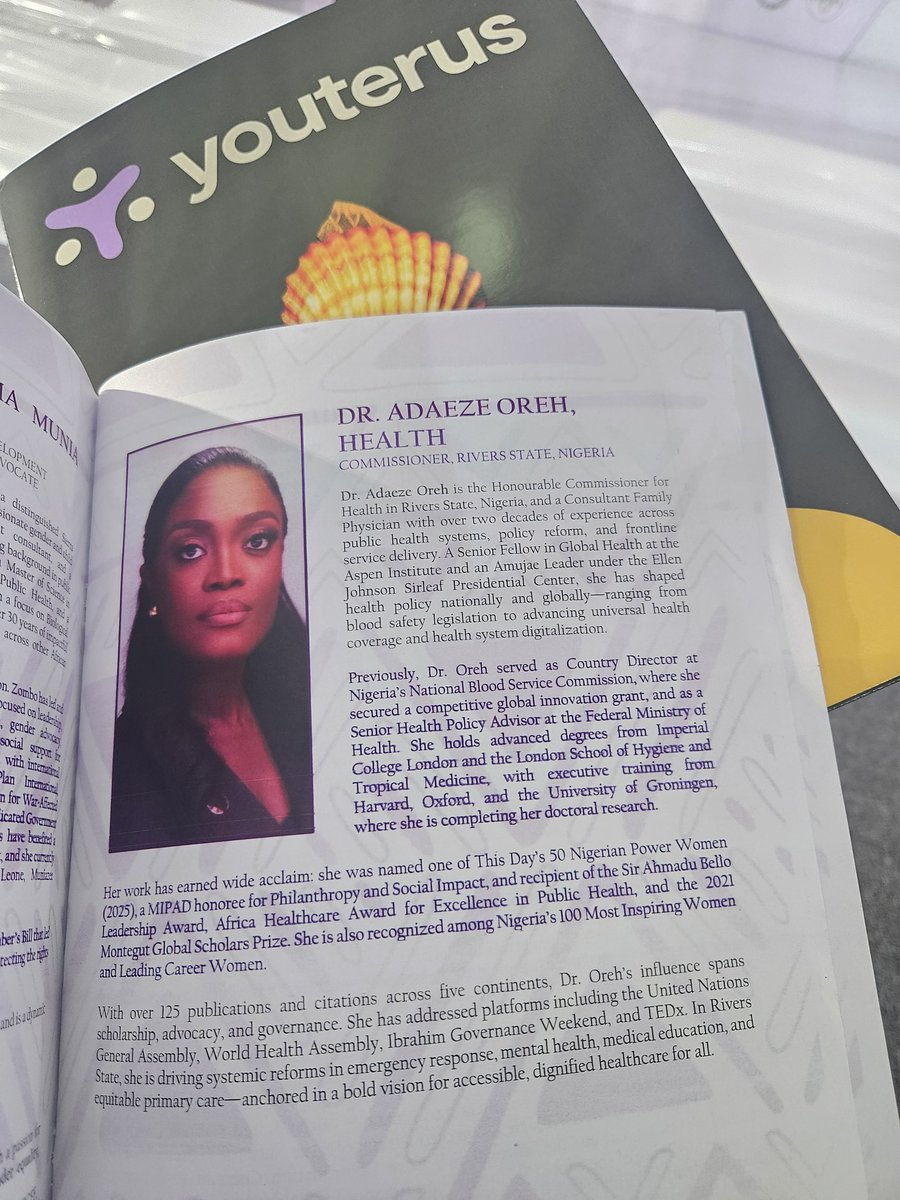 Adaeze_Oreh's tweet image. I am excited to be sharing my thoughts and experiences on regional collaboration in uterine healthcare.
Stay tuned!
#UterineHealth
#UterineHealthFund
#AdaezeOreh
#WomenandGirls
#AfricanWomen
#AfricanWomenandGirls
#AfricansforAfrica
#Youterus