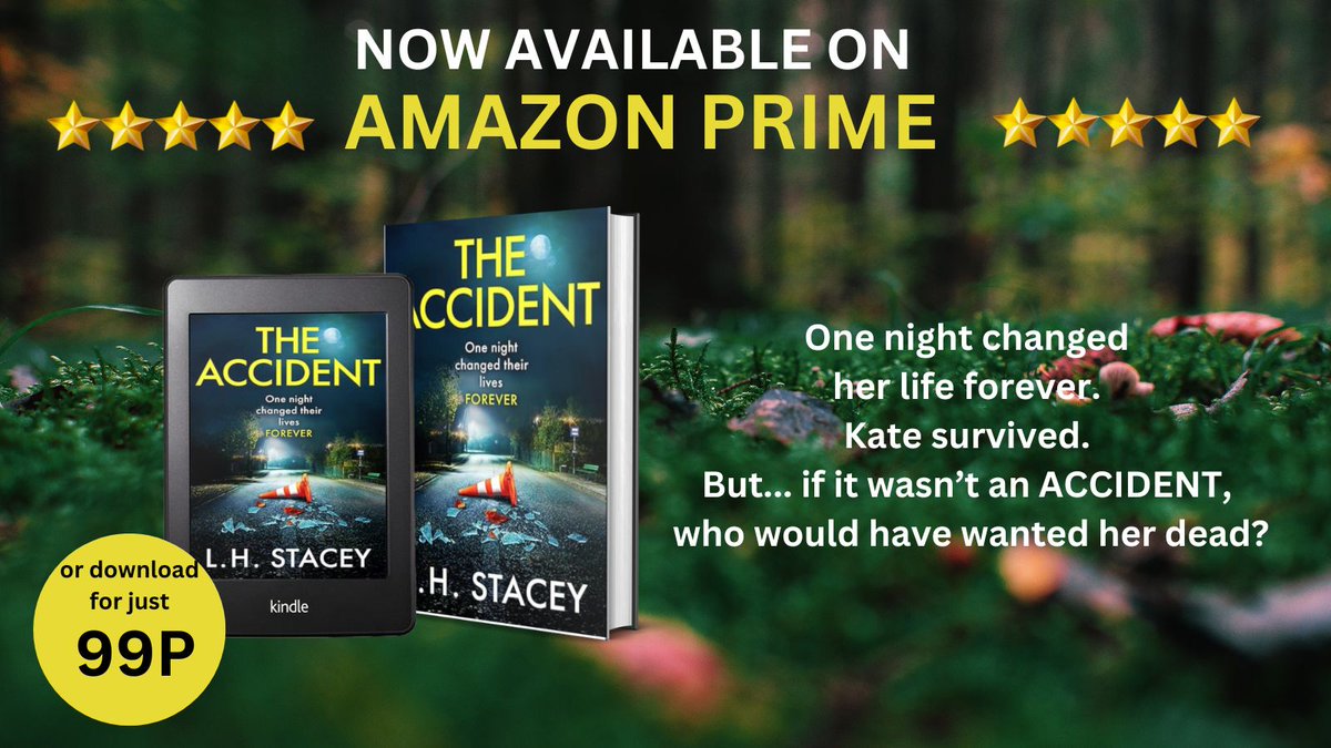 LyndaStacey's tweet image. β β β β β THE ACCIDENT π
One night changed her life forever.
She survived. But who wanted her dead?
amzn.to/3tbmh5D #thrillerbooks #booktok #amazonprime #mustread #audible
β