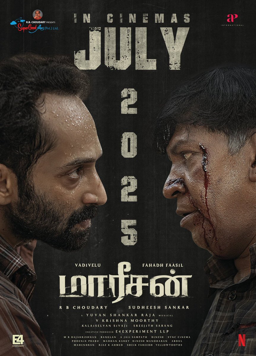 karthiksubbaraj's tweet image. . #Maareesan is a very well written road movie with lots of twists turns n drama carried Superbly well by performances of #Vadivelu sir & #FahadhFaasil 👌👌👌
Congratulations & All the best
#SudheeshSankar @thisisysr Sir @SuperGoodFilms_ @APIfilms
& whole team for a big box…