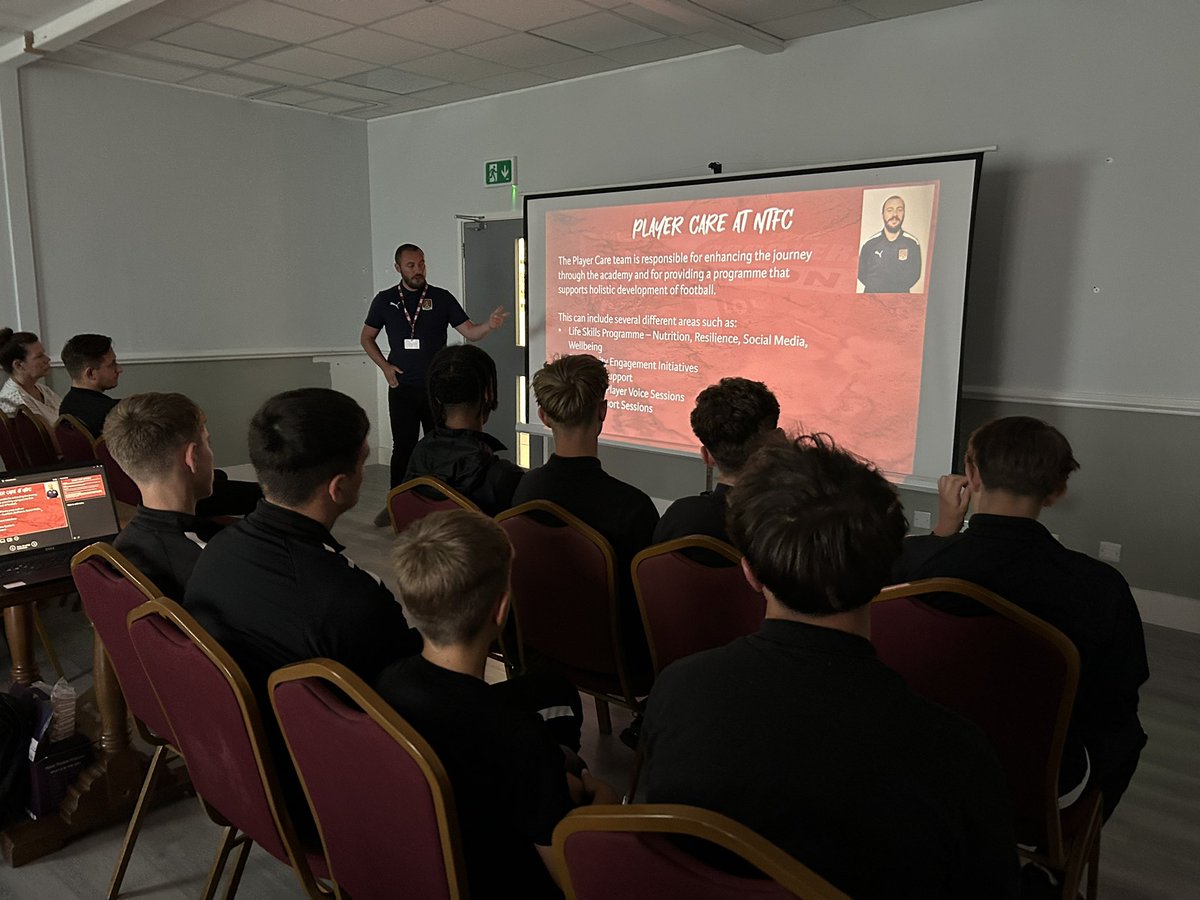 NTFC_Academy's tweet image. 📸 Images from our 2025/26 Foundation Phase & Youth Development Phase Induction Evening this week.
#ShoeArmy 👞