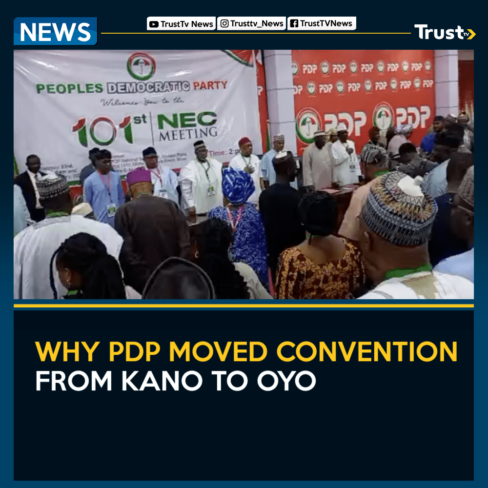 A source within NEC said, “How do you expect a party like PDP, with over 10 governors, to hold a convention in another opposition state? Even party members would revolt.”

Read full story: dailytrust.com/party-politics…
