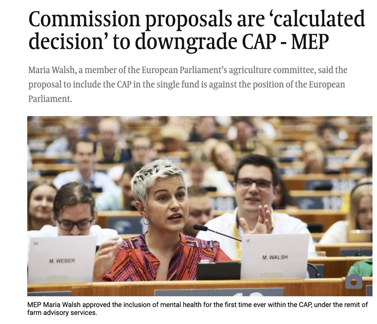 MariaWalshEU's tweet image. I will be fighting within the Agriculture Committee in the European Parliament to reverse this decision.
farmersjournal.ie/news/news/comm…