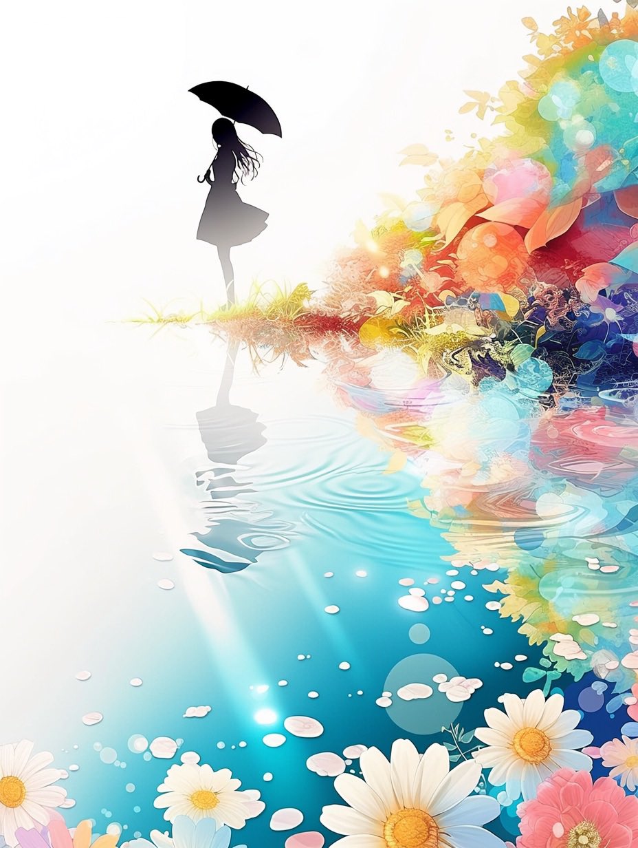 開運絵画　❀素晴らしい世界へようこそ❀ ✨白龍と天女✨ No.43【開運•風水•絵画風•ヒーリングアート