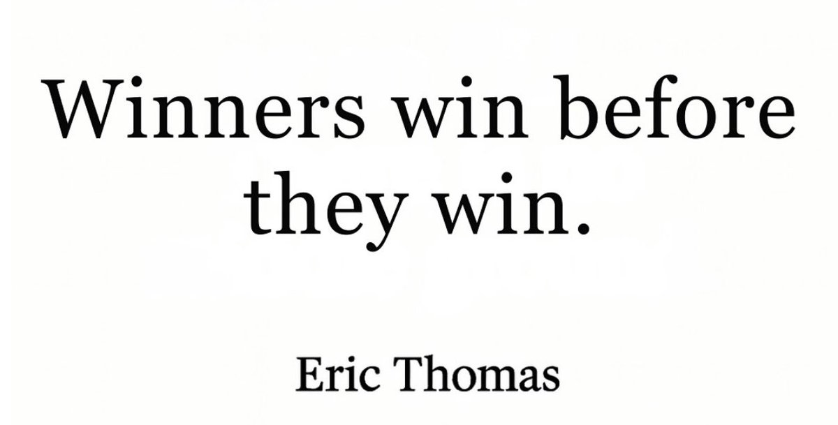 RiggsSportsTalk's tweet image. July 25th Quote of the Day: 

“Winners win before they win.” 💯

I can’t explain it any better than that. Every step matters; Doing the big things, the little things, the challenging things, the simple things, and the unknown things. 

Effort. Care. Focus. Belief. Determination.…